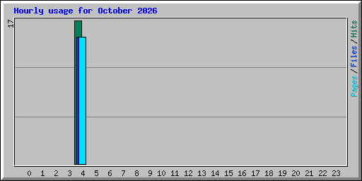 Hourly usage for October 2026